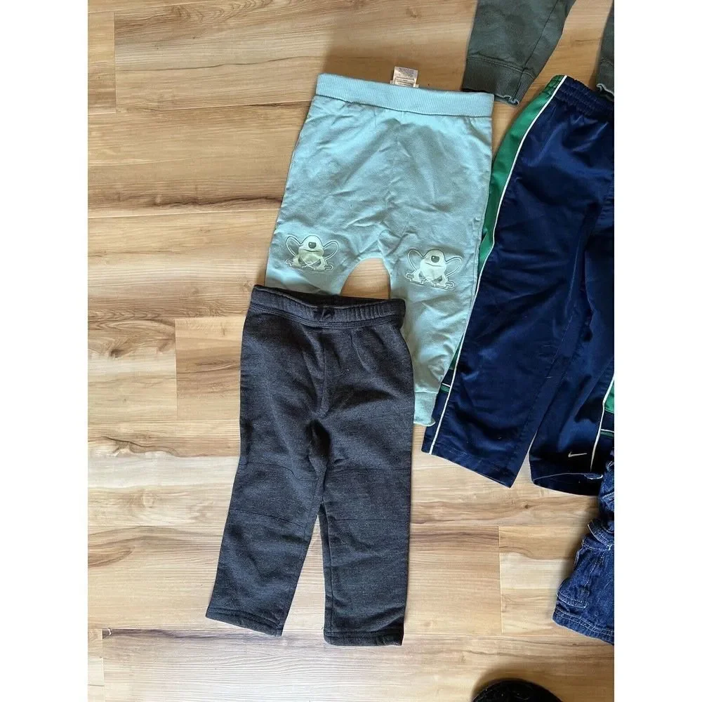Baby Boy Bundle 24m 9 Pants Variety Brand